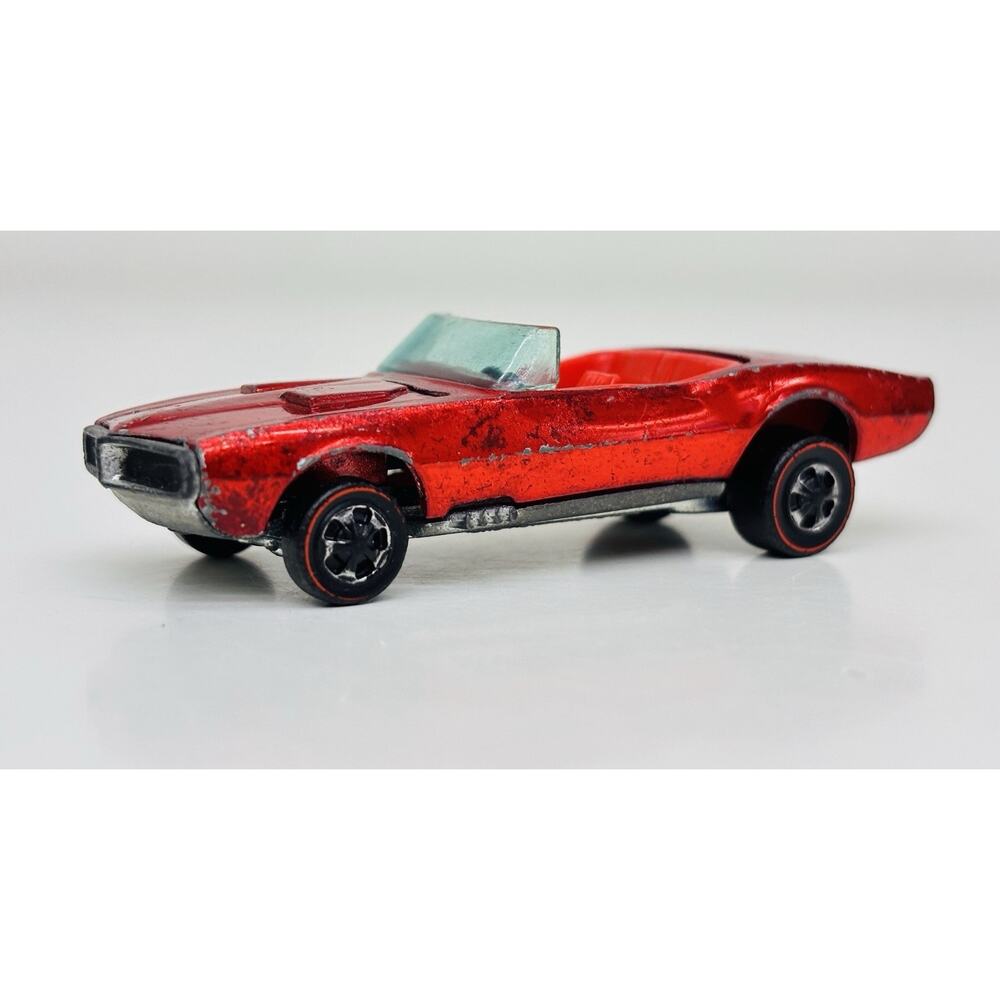 Hot Wheels Redline 1968 Custom Firebird Red Hong Kong Red Interior
